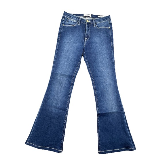 Frame Denim Denim - FRAME‎ Le High Flare Jeans high rise flared fitted Blue Size 27